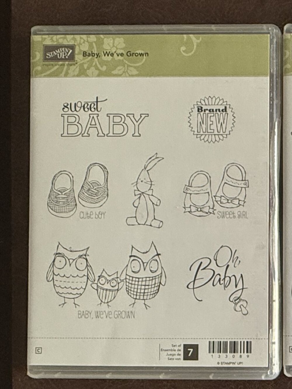 Stampin' Up Stamp Set - Baby, We've Grown - Retired
